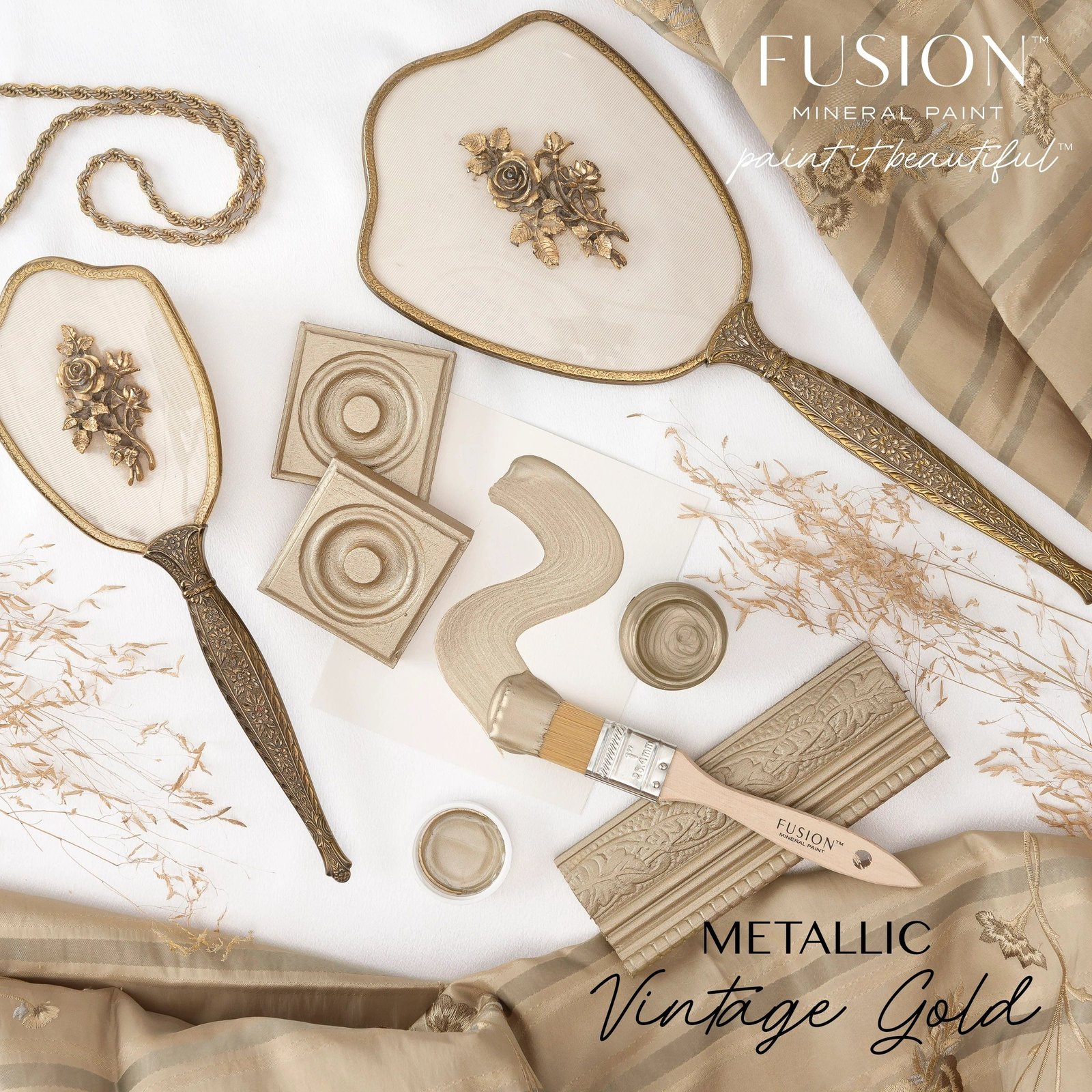 Vintage Gold - Fusion Metallic Paint - Image 3
